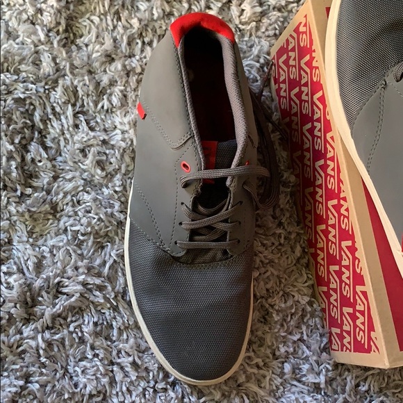 Vans Grey and Red size 8 - Picture 3 of 8